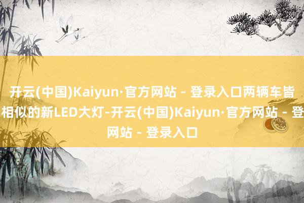 开云(中国)Kaiyun·官方网站 - 登录入口两辆车皆配备了相似的新LED大灯-开云(中国)Kaiyun·官方网站 - 登录入口