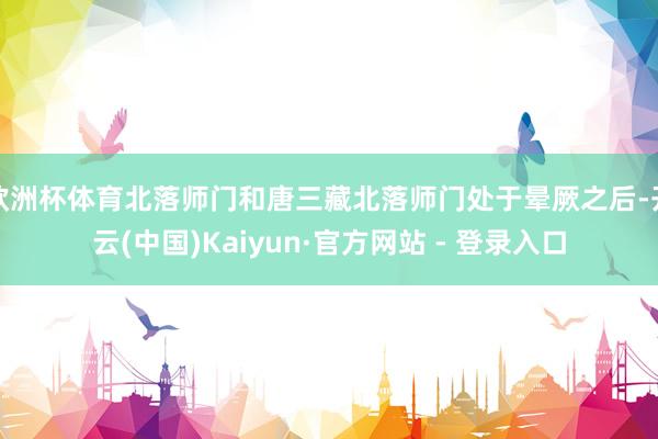 欧洲杯体育北落师门和唐三藏北落师门处于晕厥之后-开云(中国)Kaiyun·官方网站 - 登录入口